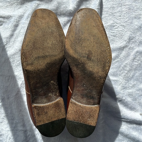 100% leather Mariano Campanile men’s oxfords size 8.5 IT which is US Mens 9.5 - Picture 9 of 13